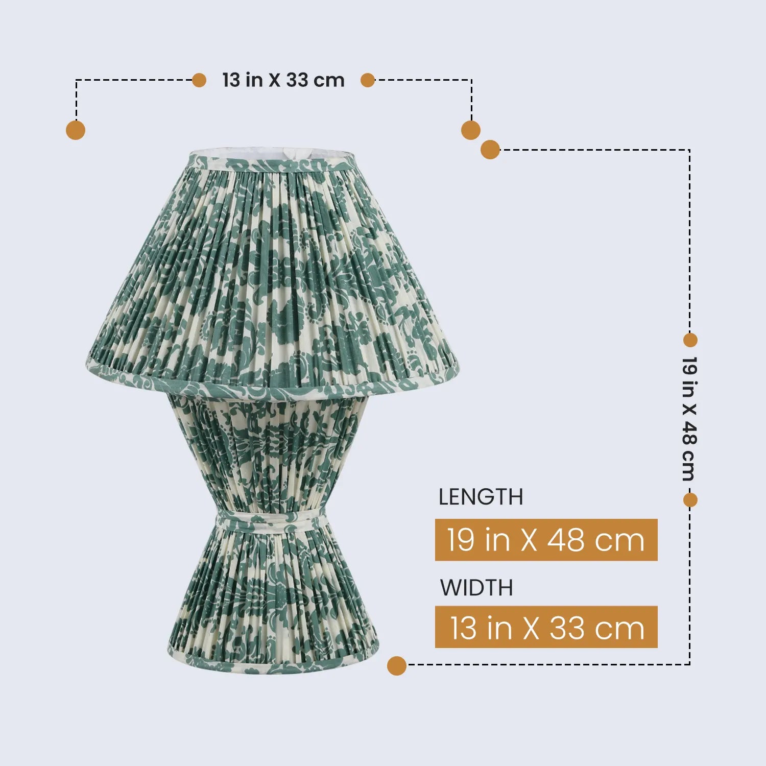table lamp 13x19 verde modern bedside lamp 1