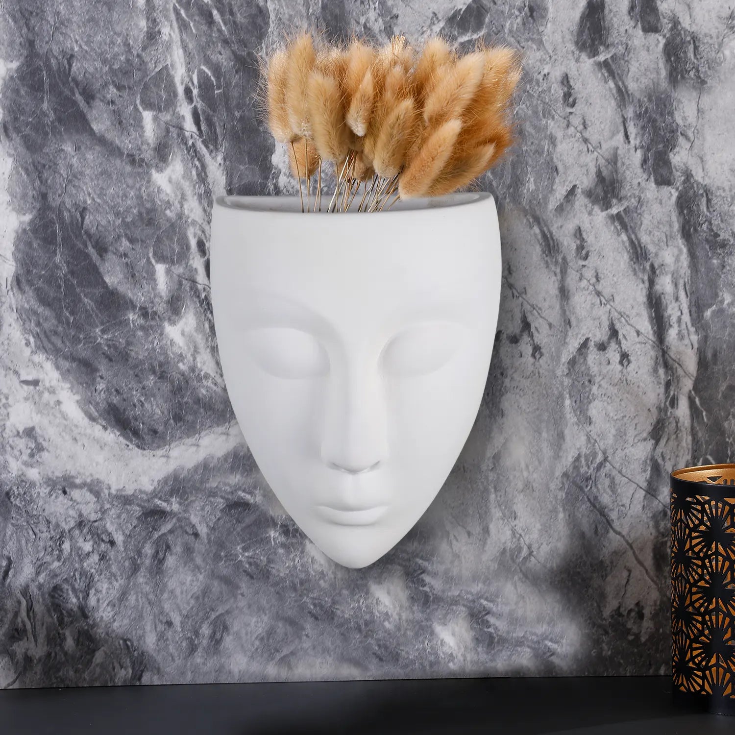 Ceramic Vase For Mystiface Modern Small, White Flower Vase - Mystiface