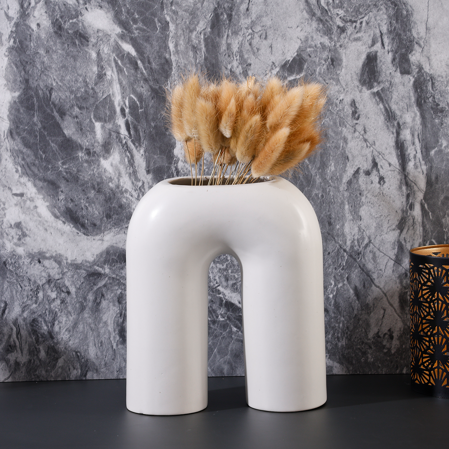 Ceramic Vase For Flowers  White Flower Vase Arcform