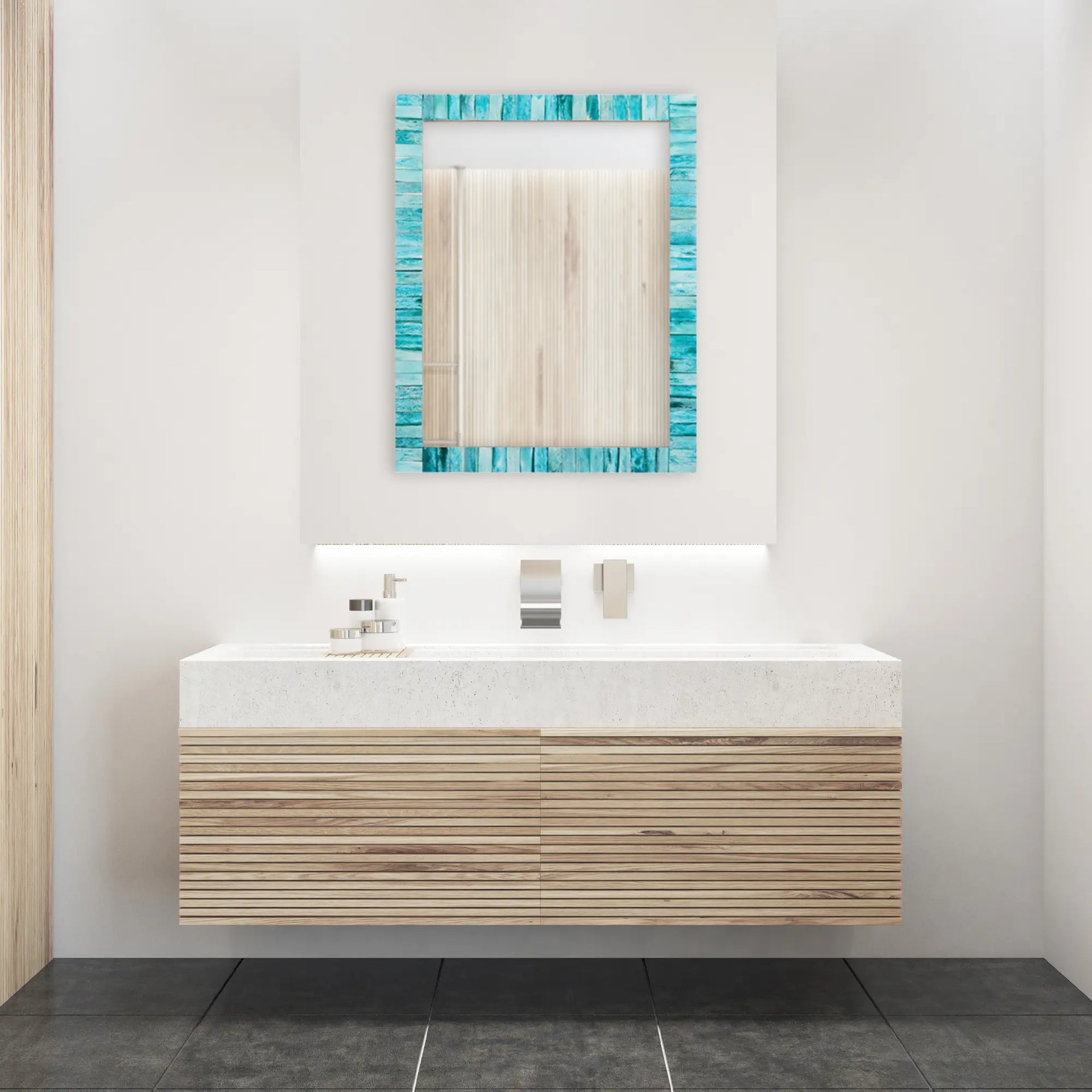 Make To Order Classic Green Mirror Bone Inlay Collection in 4 Sizes